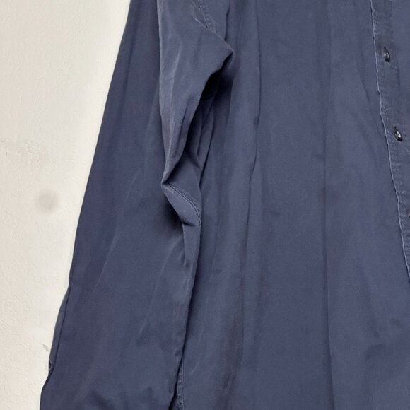 Urgent Gear Classic Shirt Button Up Plaid Lining Men Blue L Prep Formal Golf 90s - Picture 8 of 13